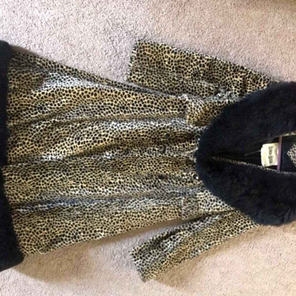 Vintage Neiman Marcus Fur Coat leopard print